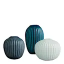 Hammershøi Vas Miniatyr 8,5 cm 3-Pack Grön