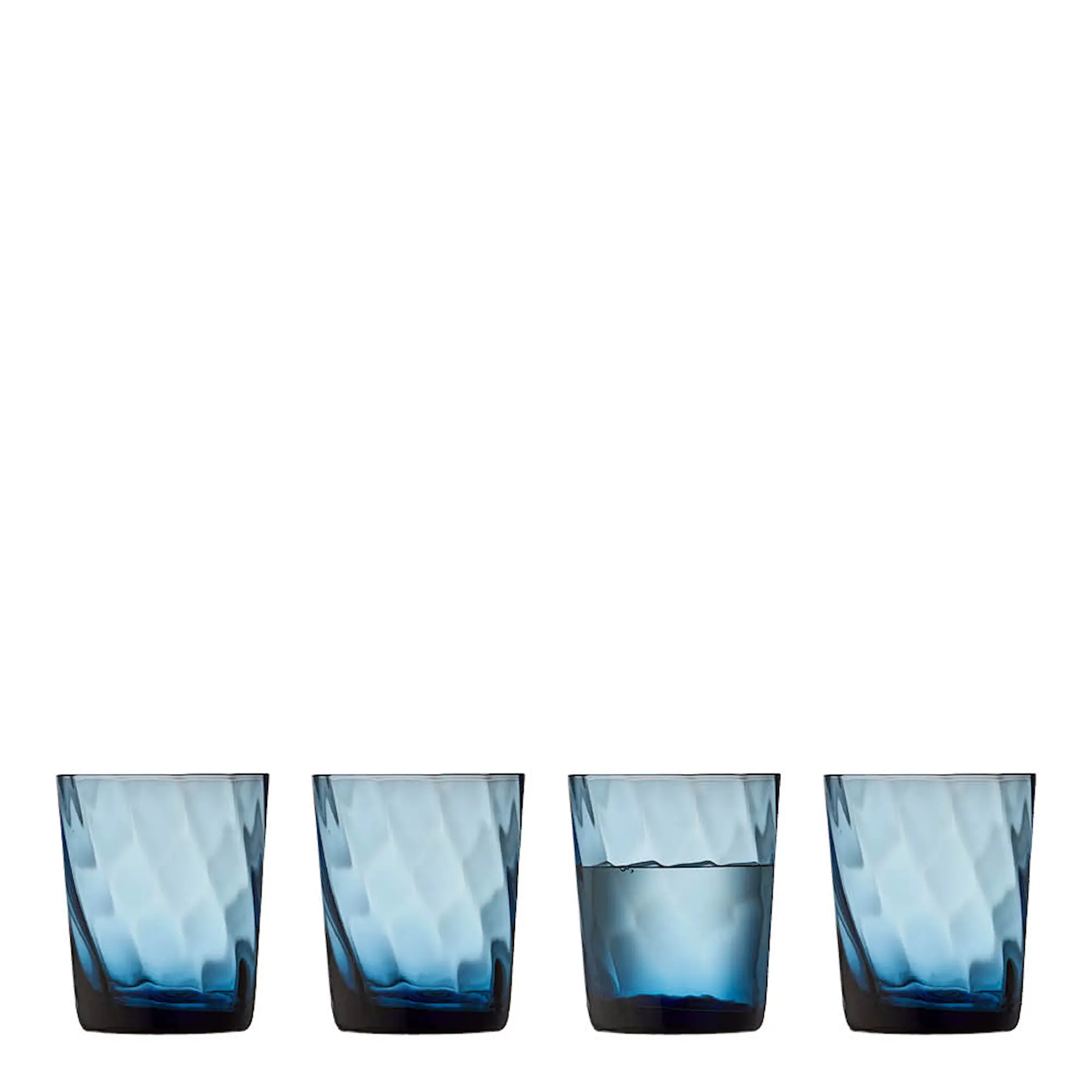 Lyngby Glas Vienna Vattenglas 30 cl 4-pack Blå
