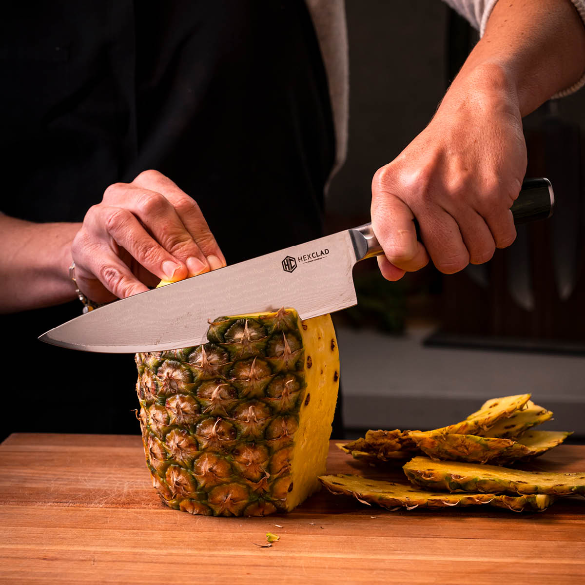 Hexclad Hybrid kokkekniv 20 cm rustfri