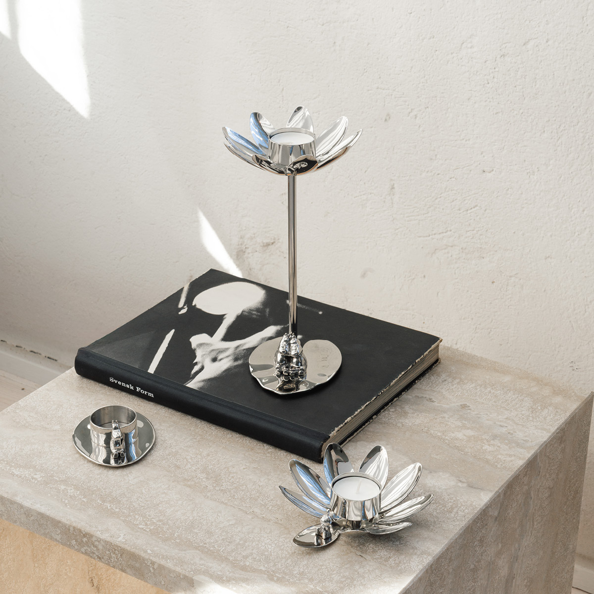 Hilke Hilke x Mumin ljusstake Lilla My förnicklad mässing