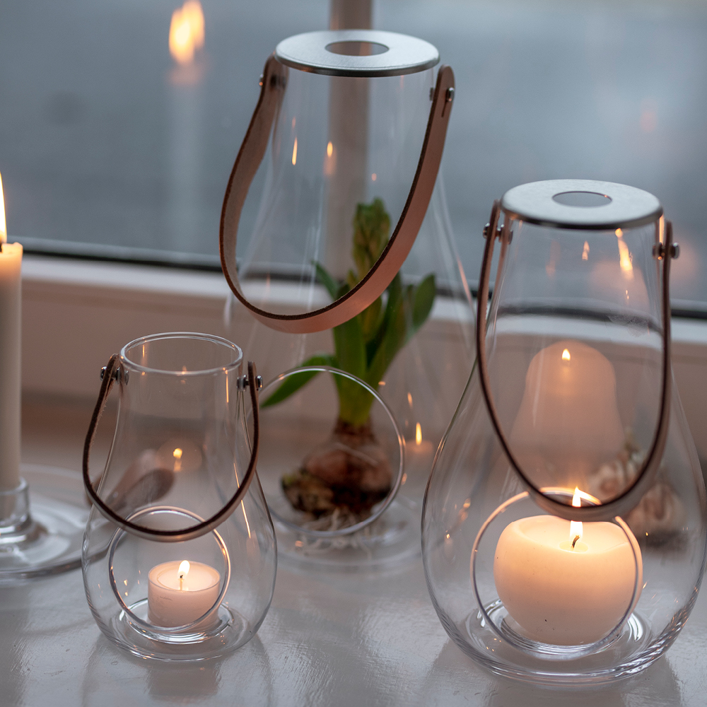 Holmegaard Design with Light Lyhty 29 cm Kirkas