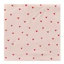 Amor servett 33x33 cm 20-pack soft pink/red