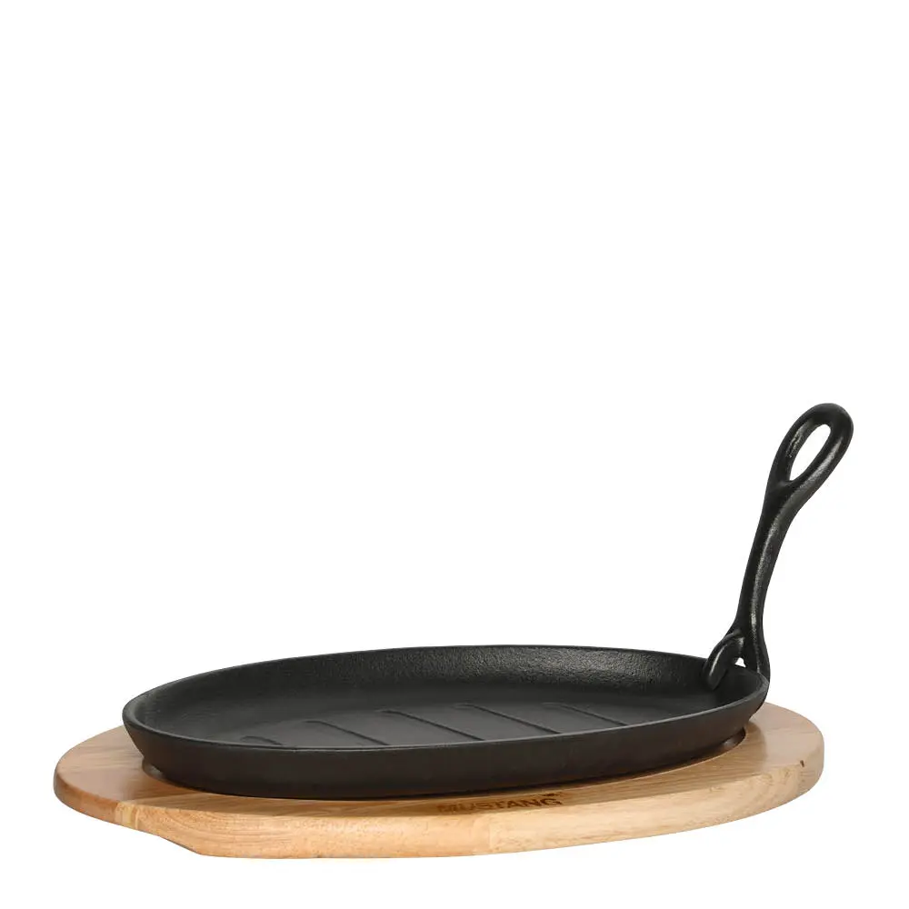 Valurautapannu irrotettavalla kahvalla 27,5x18 cm