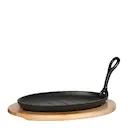 Gjutjärnspanna med avtagbart handtag 27,5x18 cm