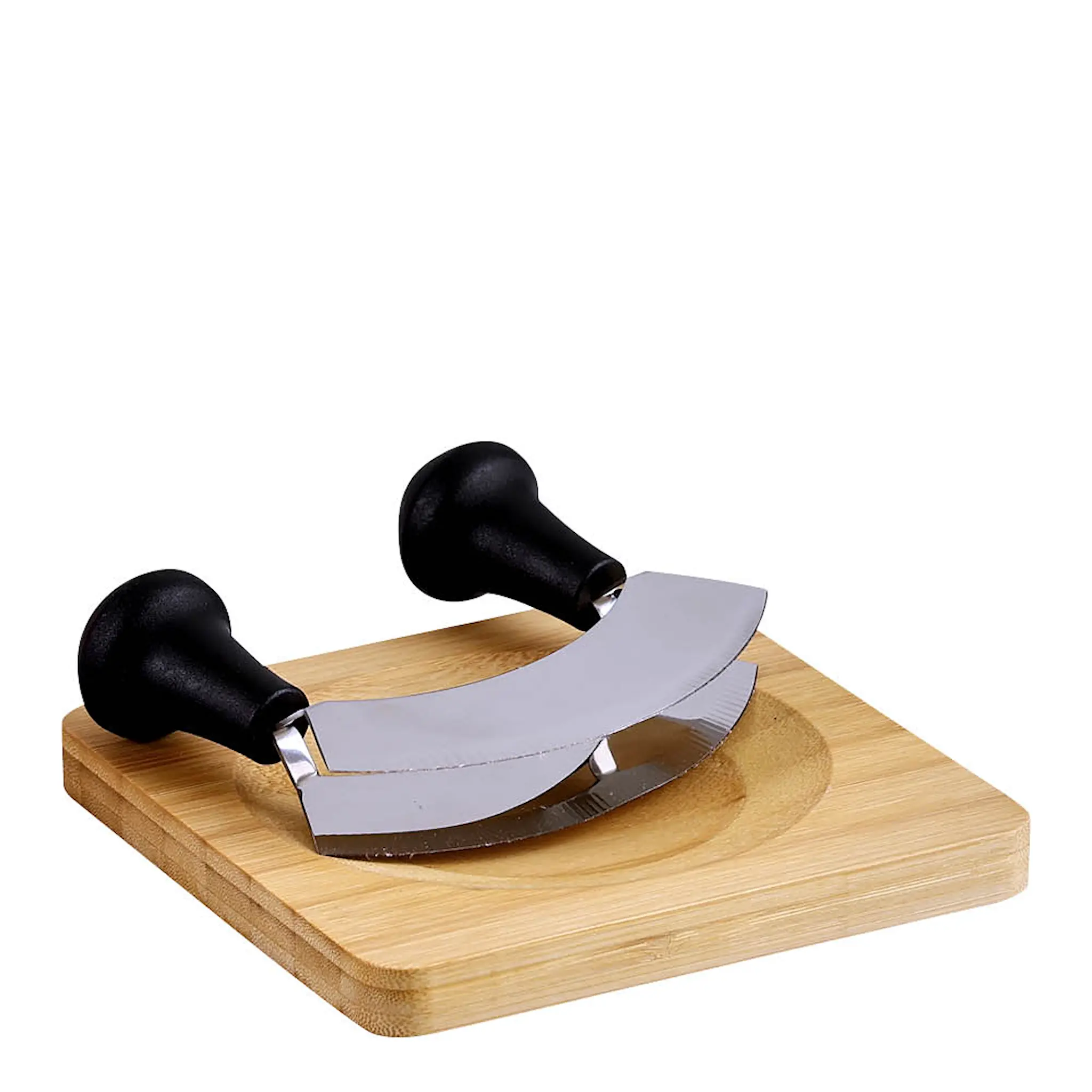 Kesper Yrttileikkuulauta hakkuriveitsellä 16 cm bambu