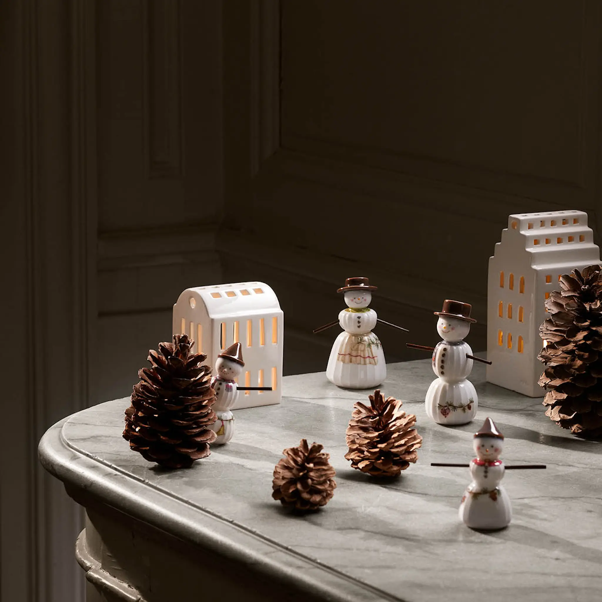 Kähler Hammershøi Christmas Snögumma 11 cm Vit