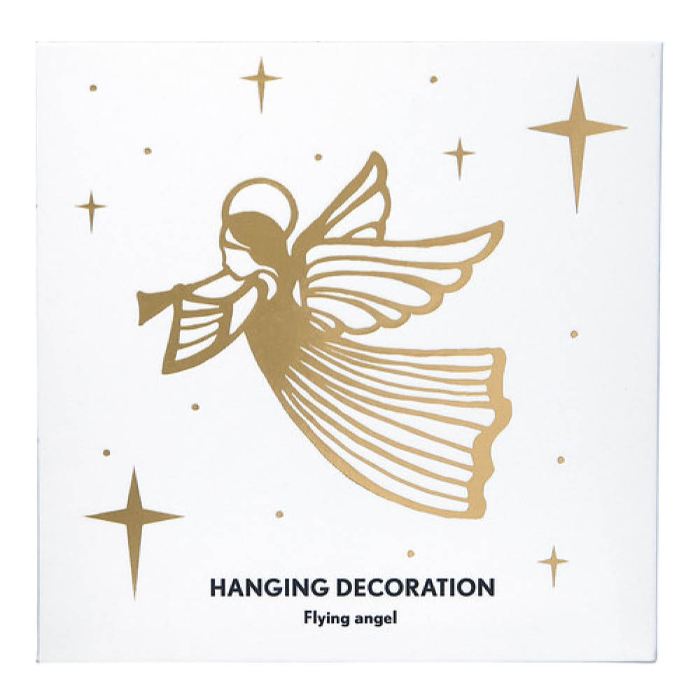 Pluto Ängel Roikkuva koriste 7,5 cm Hopea