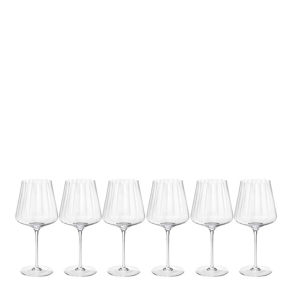 Georg Jensen Bernadotte Punaviinilasi 80 cl 6 kpl
