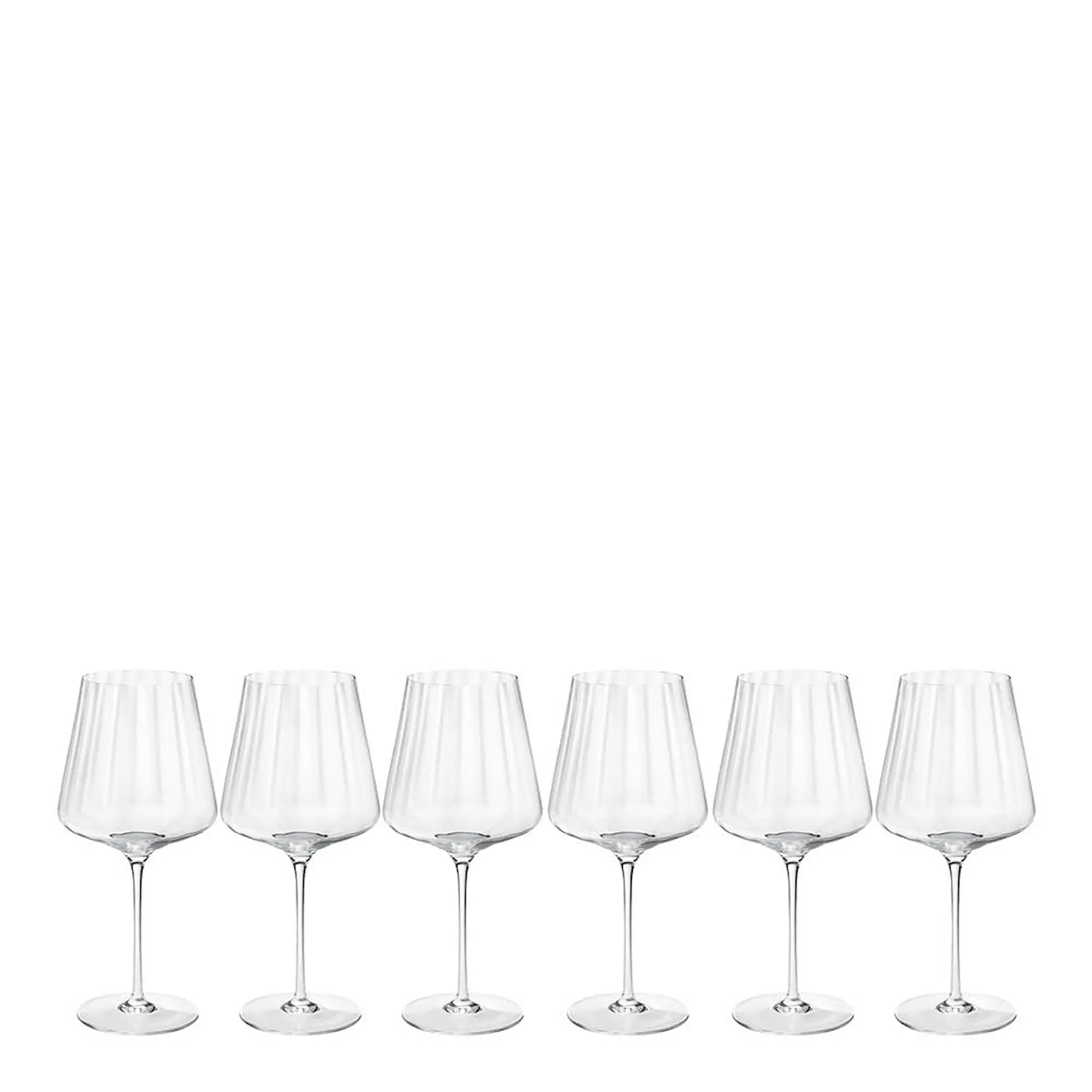Georg Jensen Bernadotte Punaviinilasi 80 cl 6 kpl
