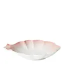 Iris blomformad assiett 16 cm korall