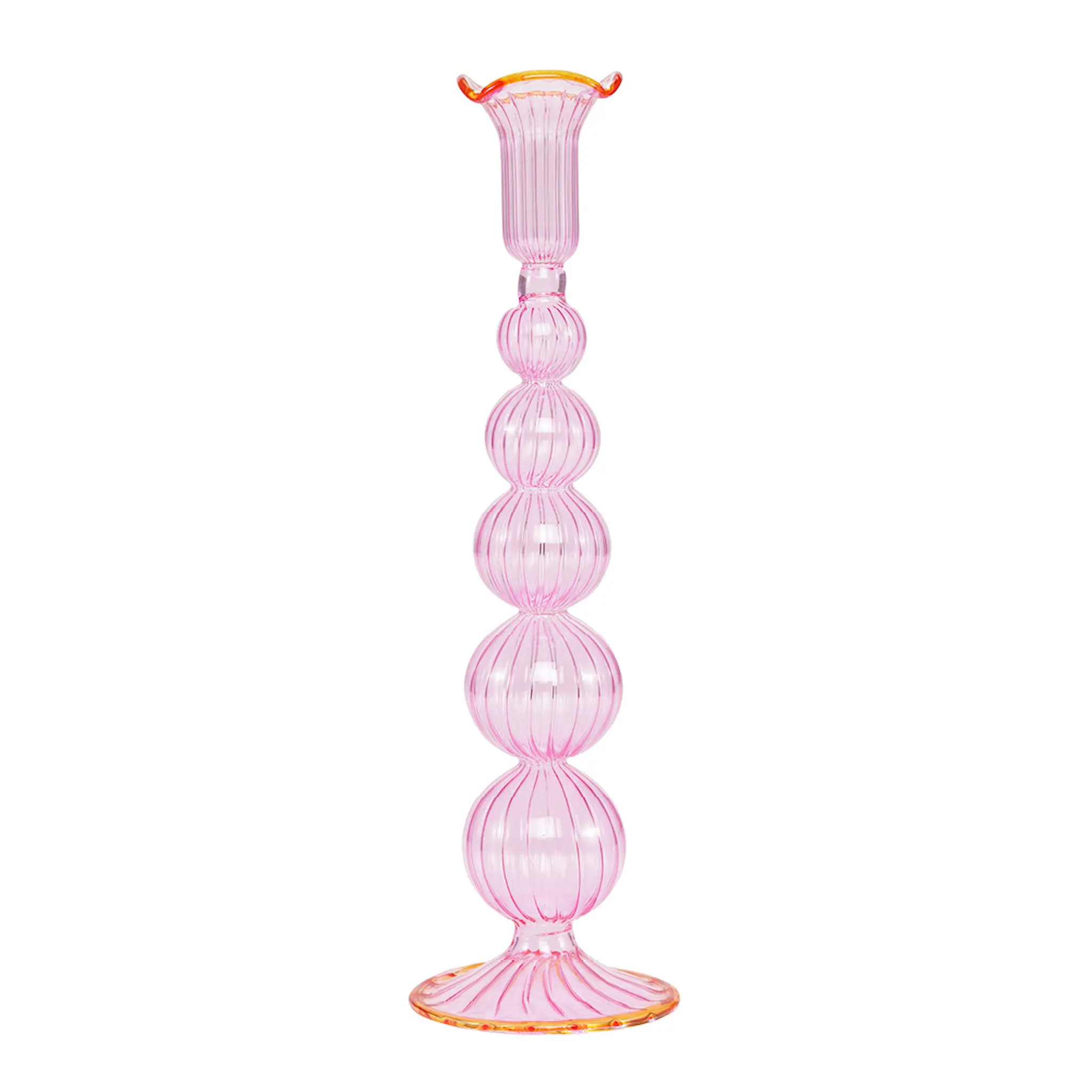 Moonlight Copenhagen Sky ljusstake 30 cm rosa/orange