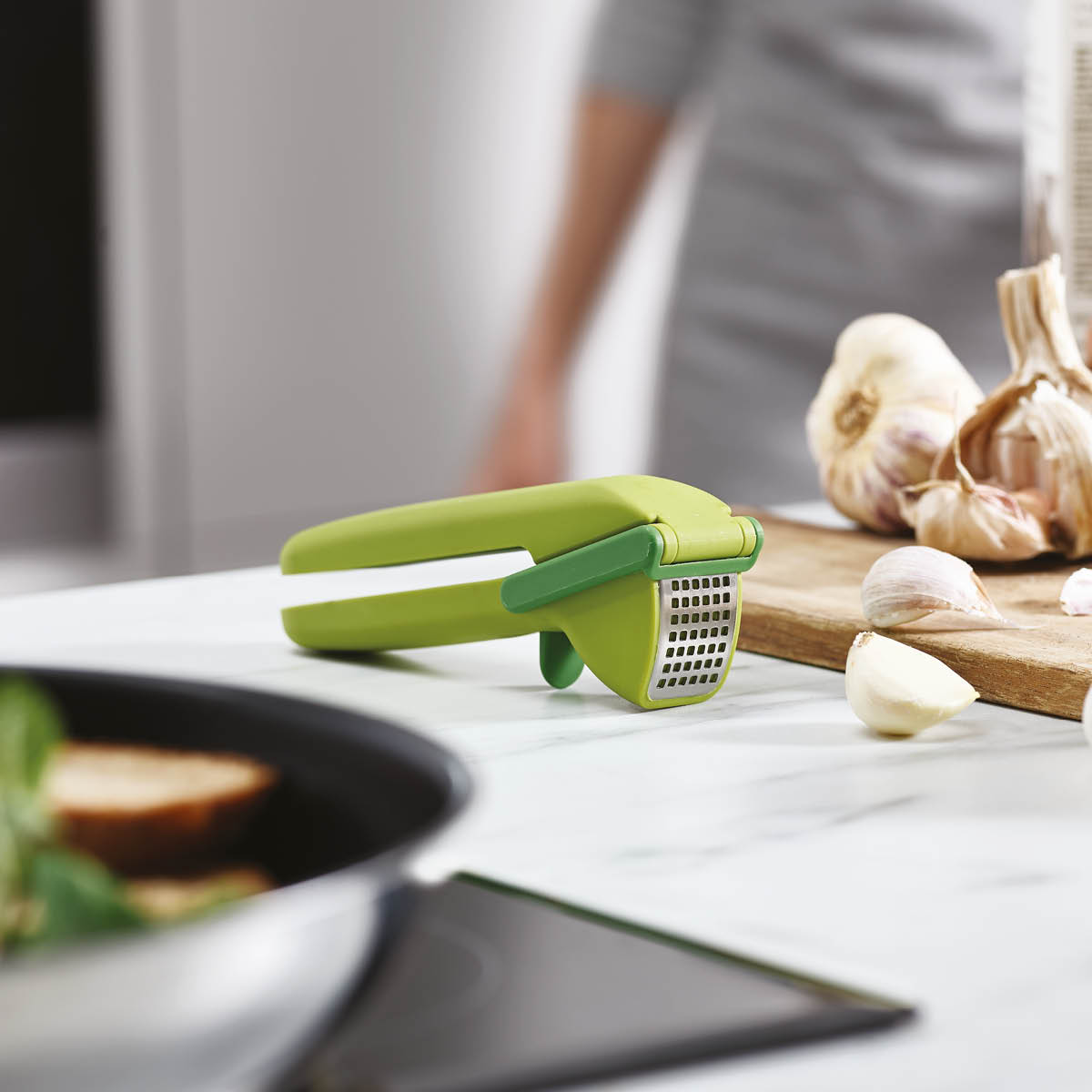 Joseph Joseph CleanForce vitlökspress 6 cm grön