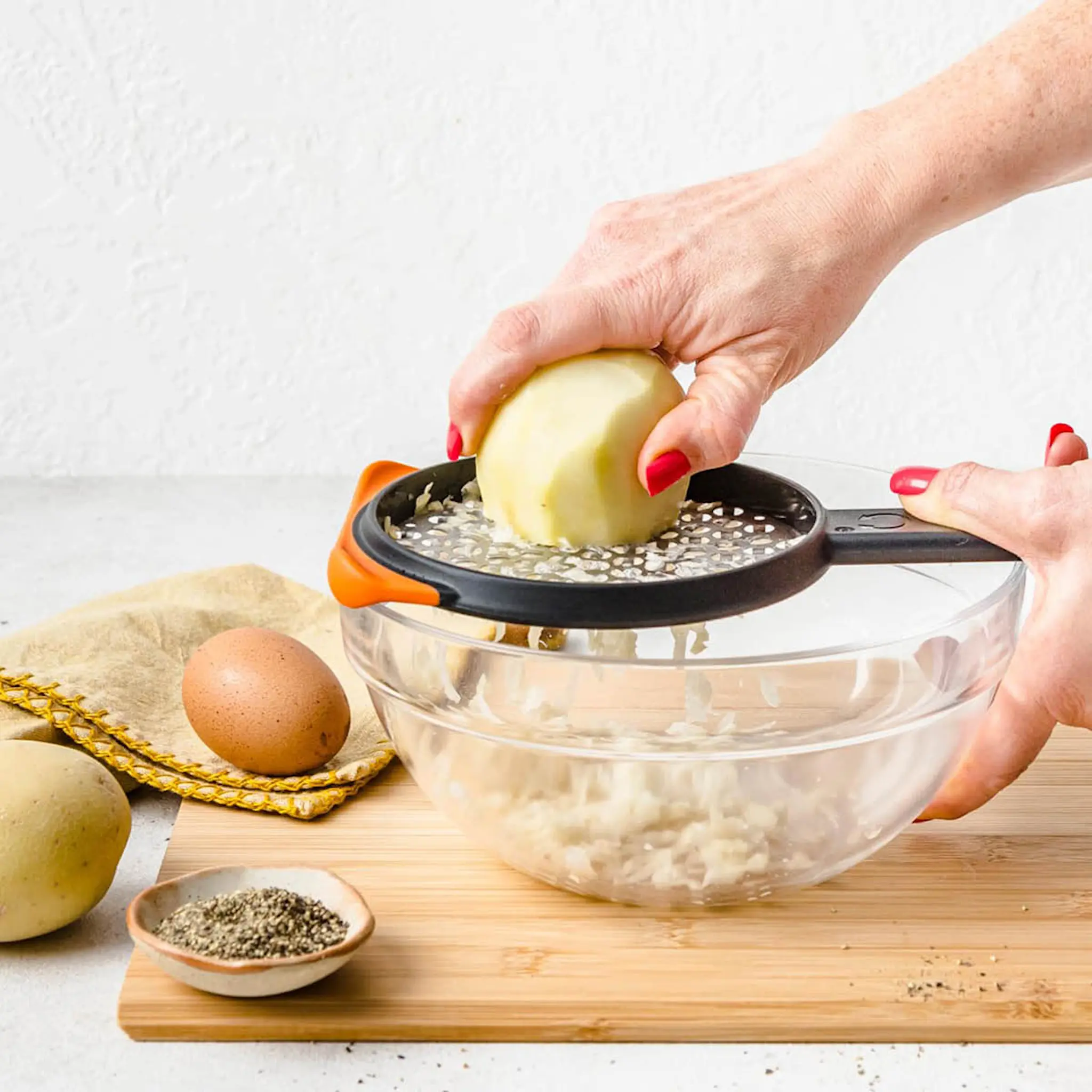 Dreamfarm Rivjärn dubbelsidigt 25 cm svart/orange