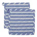 Chef grytlapp 22,5x22,5 cm 2-pack blå/vit