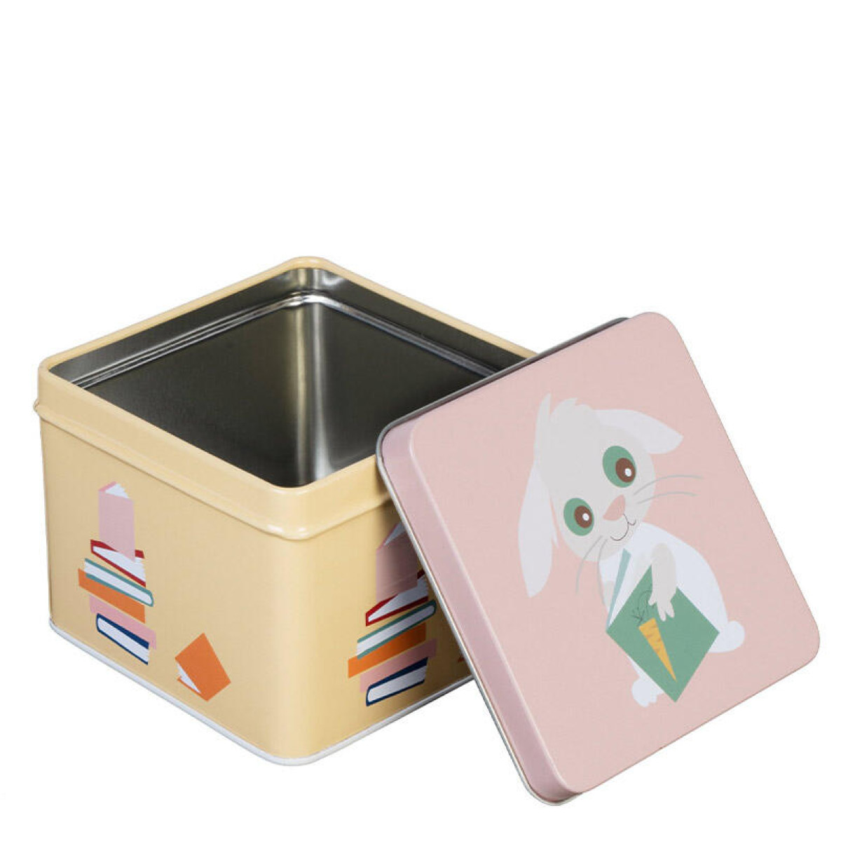 Blafre Lille Kanin matlåda / förvaringslåda 10x10 cm gul