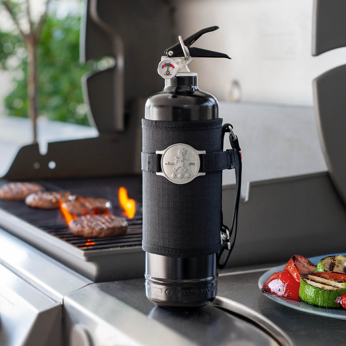 SOLSTICKAN Brannslukker 1 kg svart