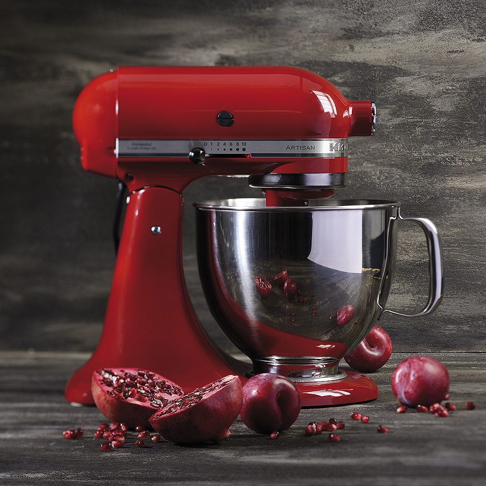 KitchenAid Artisan kjøkkenmaskin 5KSM125EER 4,8L empire red