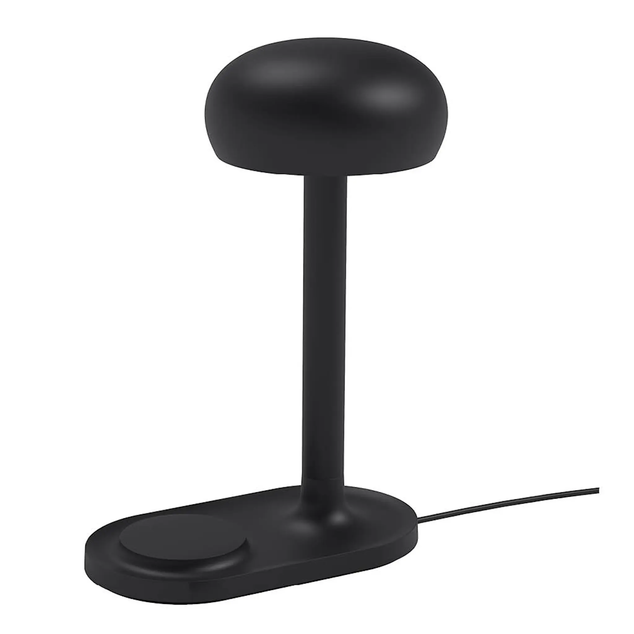 Eva Solo Emendo lampa med trådlös Qi-laddare 29 cm svart