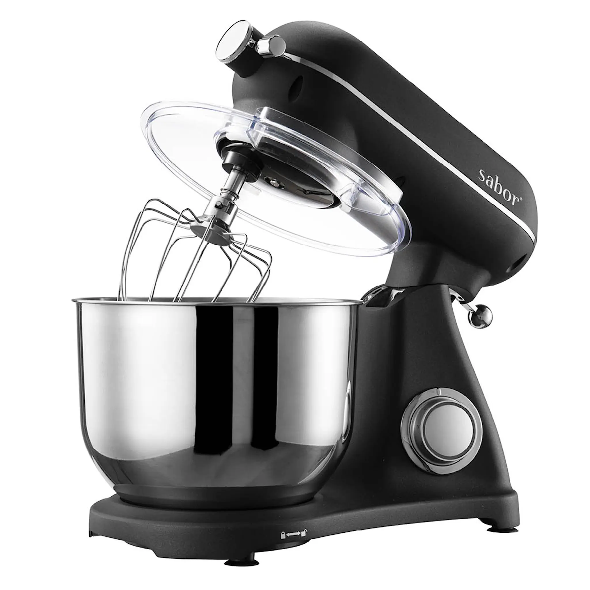 Sabor Ultimate köksmaskin 6,5 L 1800W med koppling mattsvart/frostad