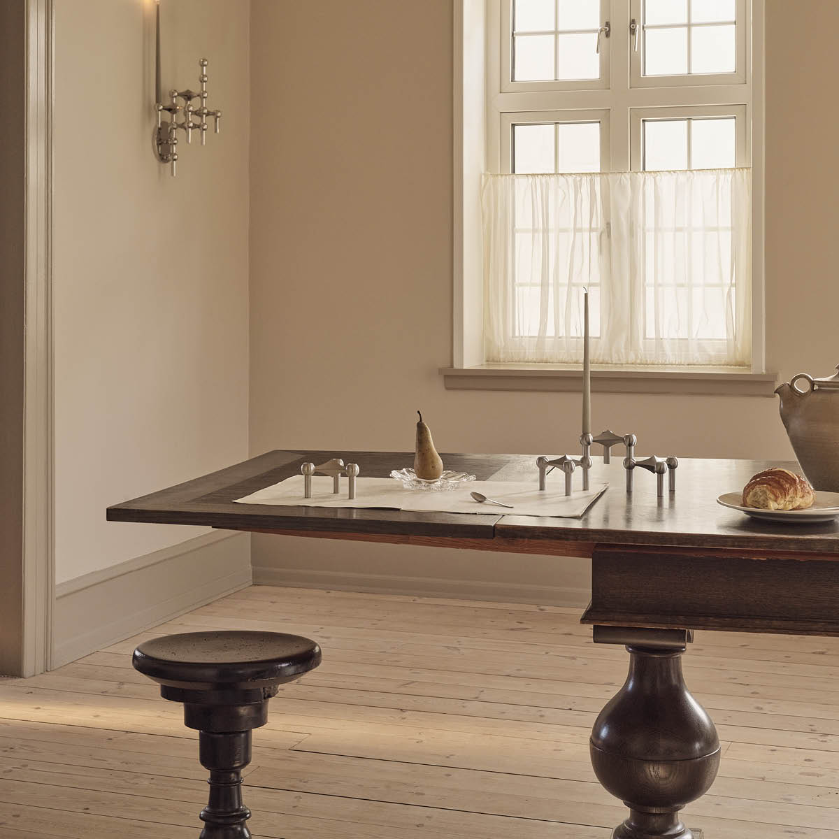 Stoff Nagel Nagel ljusstake 6,9 cm borstad krom