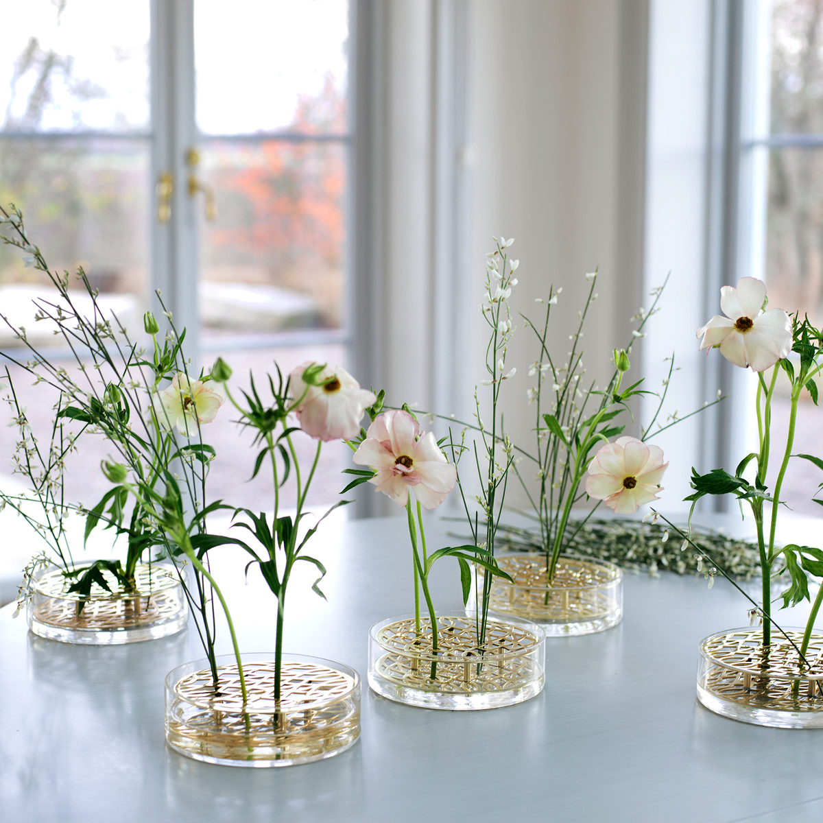 Klong Äng pond vase 12,5x3,8 cm messing