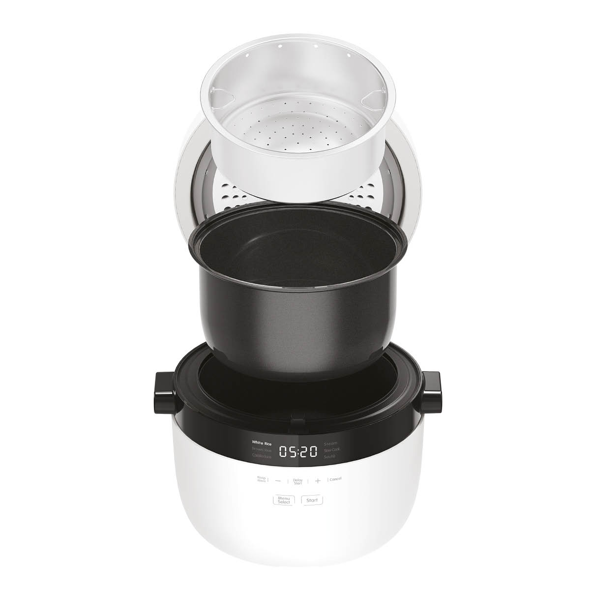 Instant Ris- og dampkoker 2,8L 600W