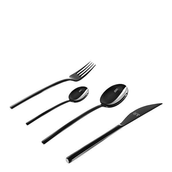 BINO bestickset 16 delar svart