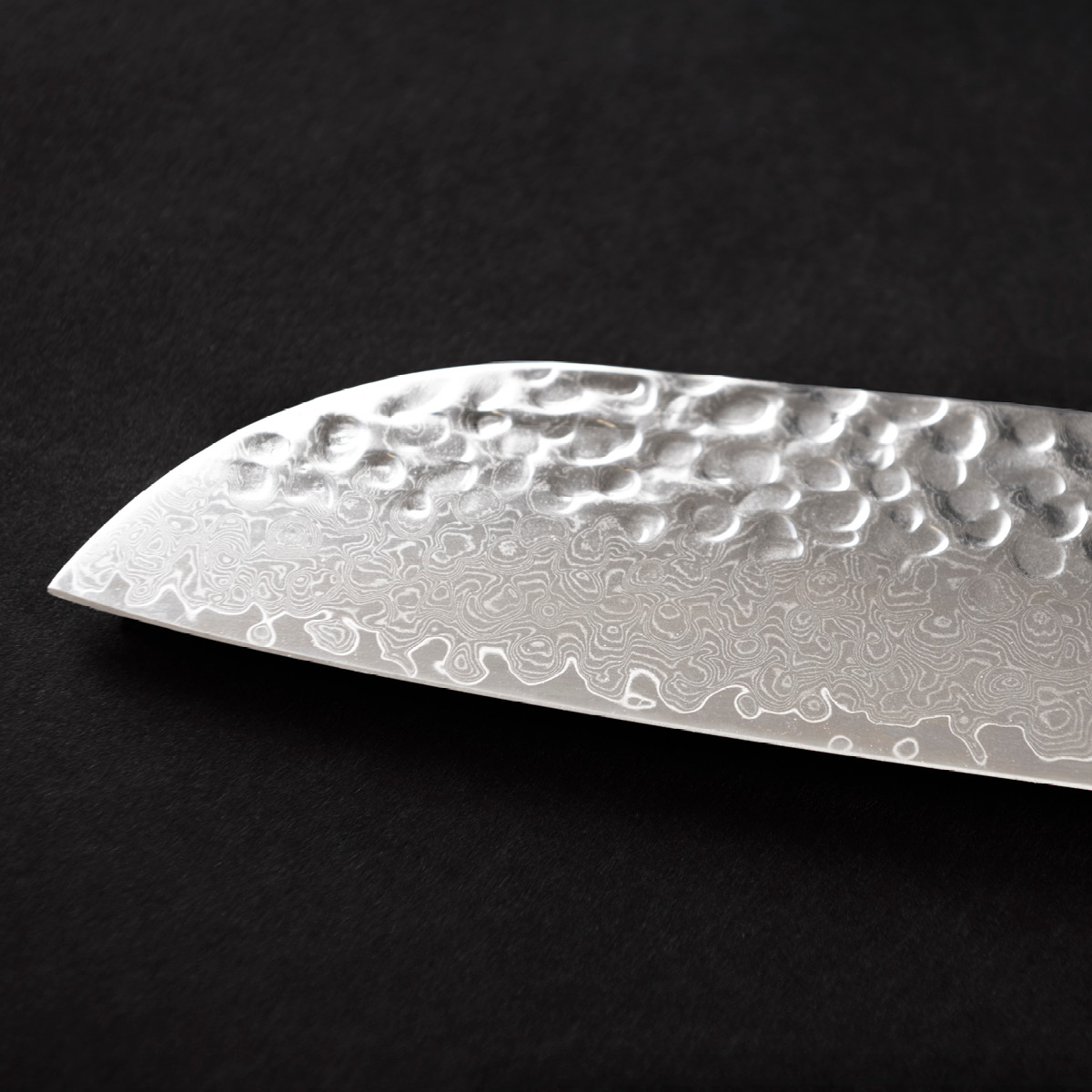Maku Kitchen Life Damascus santoku-veitsi 33 cm Teräs/ruskea/musta
