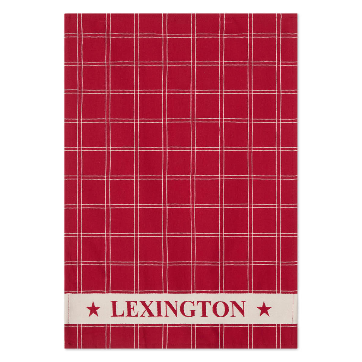 Lexington Kökshandduk jaquard 50x70 cm 2-pack röd/vit