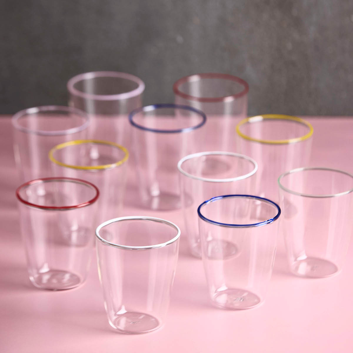 Aida - Life in colour Art vattenglas 29 cl mozzarella