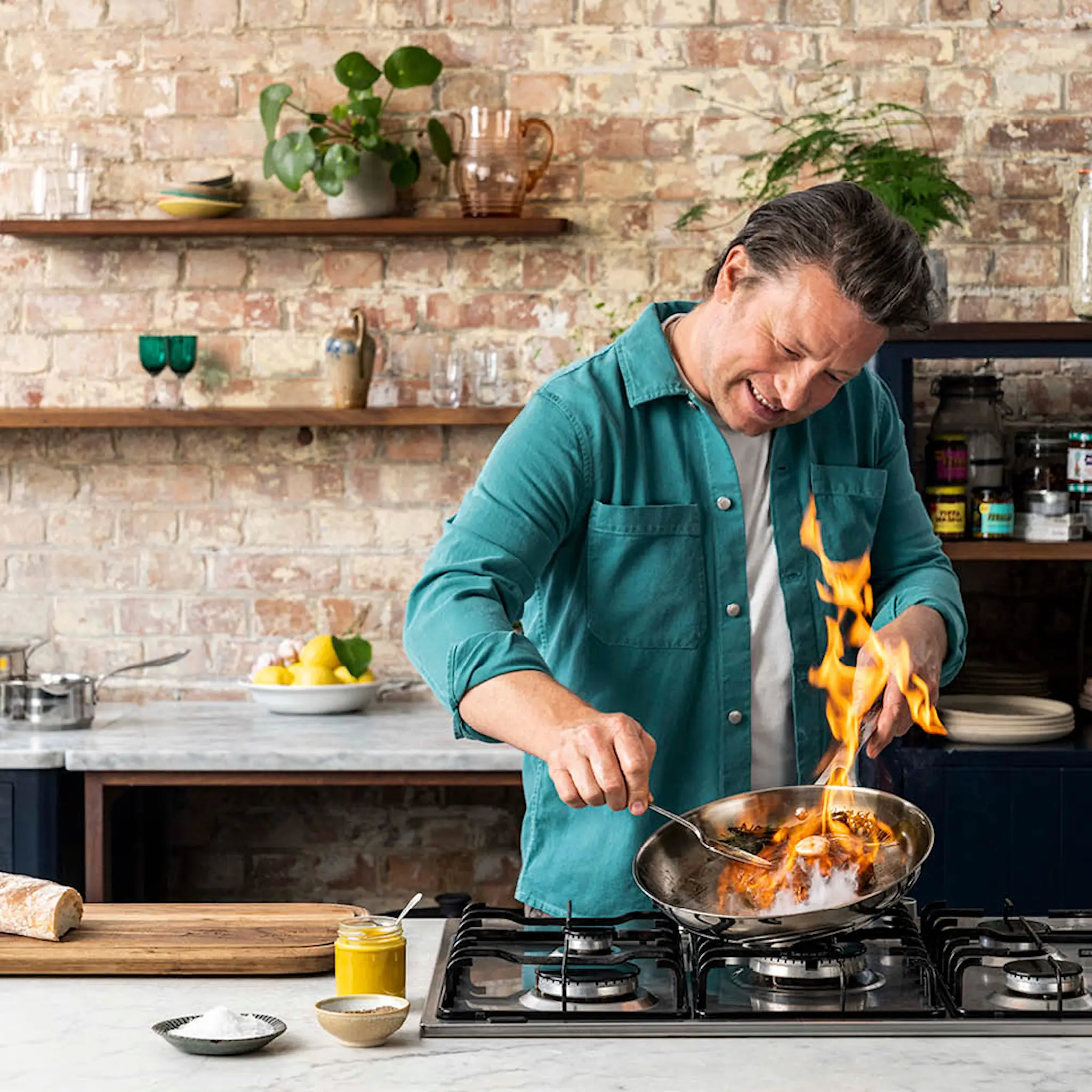 Jamie Oliver Cook Smart stekpanna 28 cm rostfritt stål