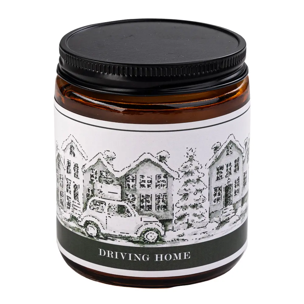 Tuoksukynttilä Driving home 9 cm Ruskea