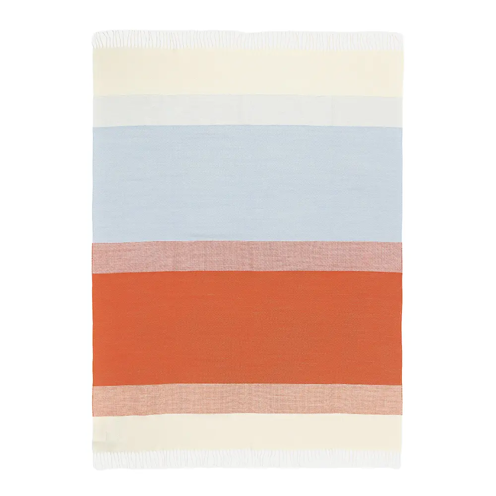 Hennika Huopa 120x180 cm Oranssi/Valkoinen/Sininen