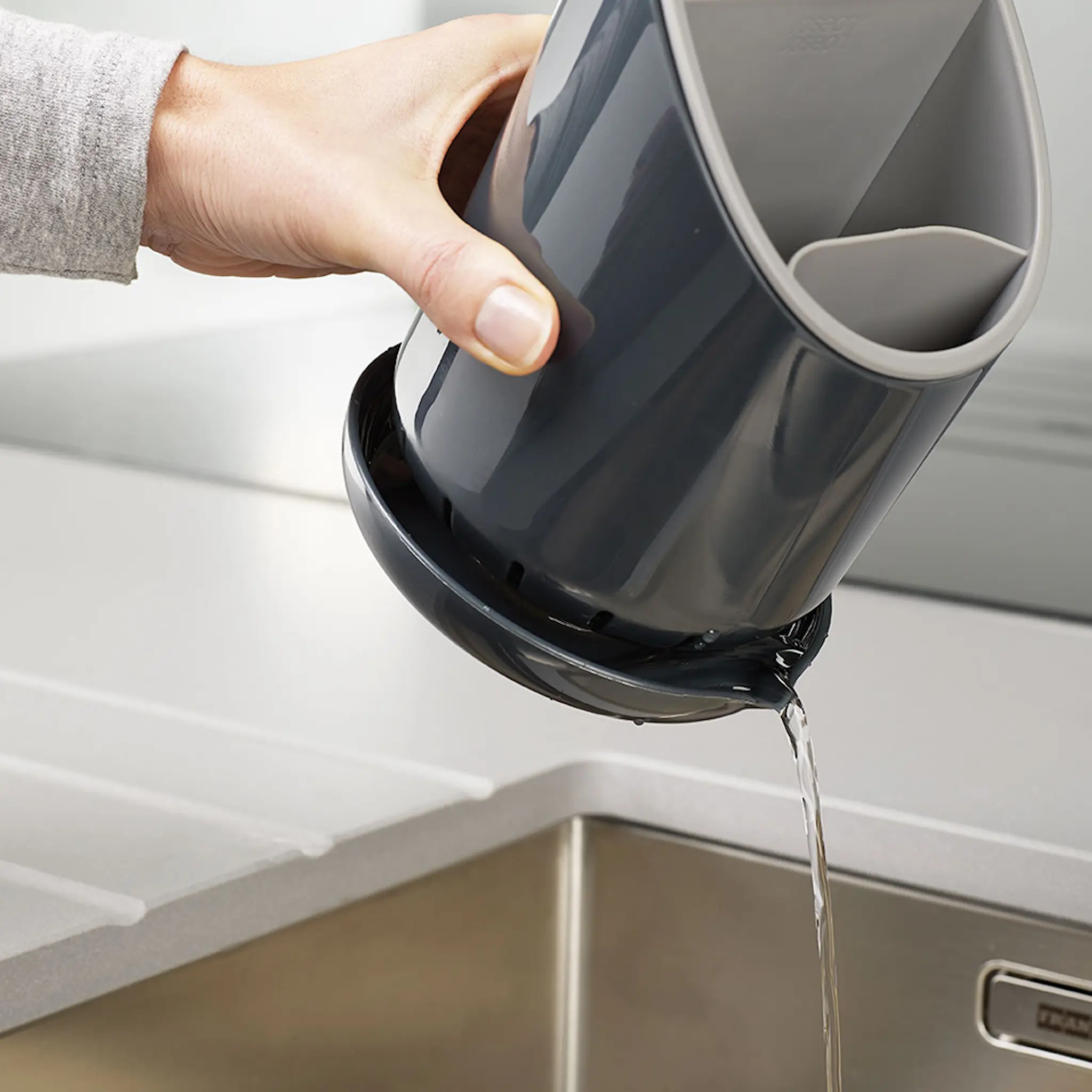 Joseph Joseph Dock Diskställ 19 cm Mörkgrå