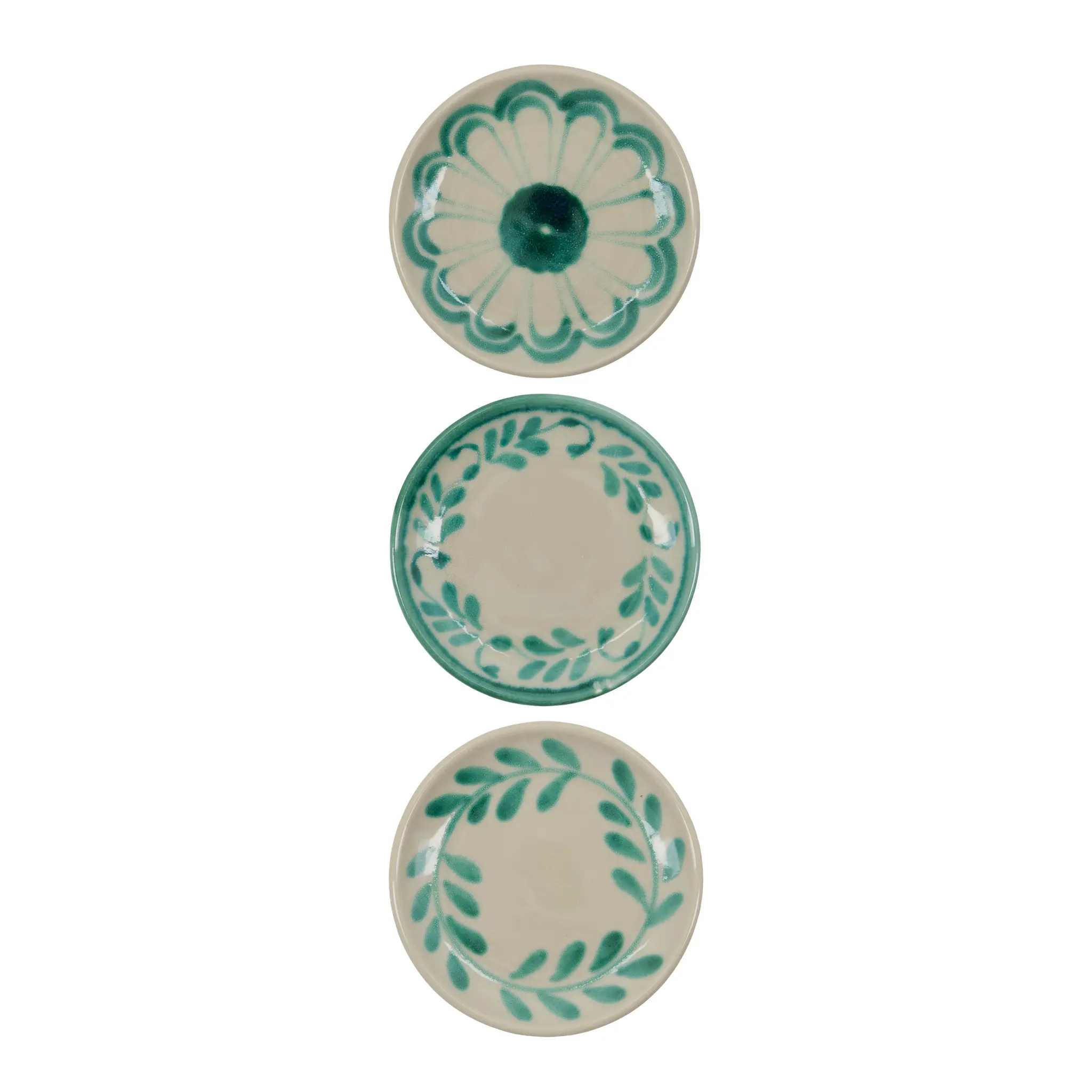 House Doctor Diva assiett 13 cm 3-pack grön