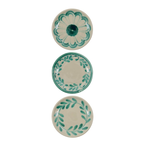 Diva assiett 13 cm 3-pack grön