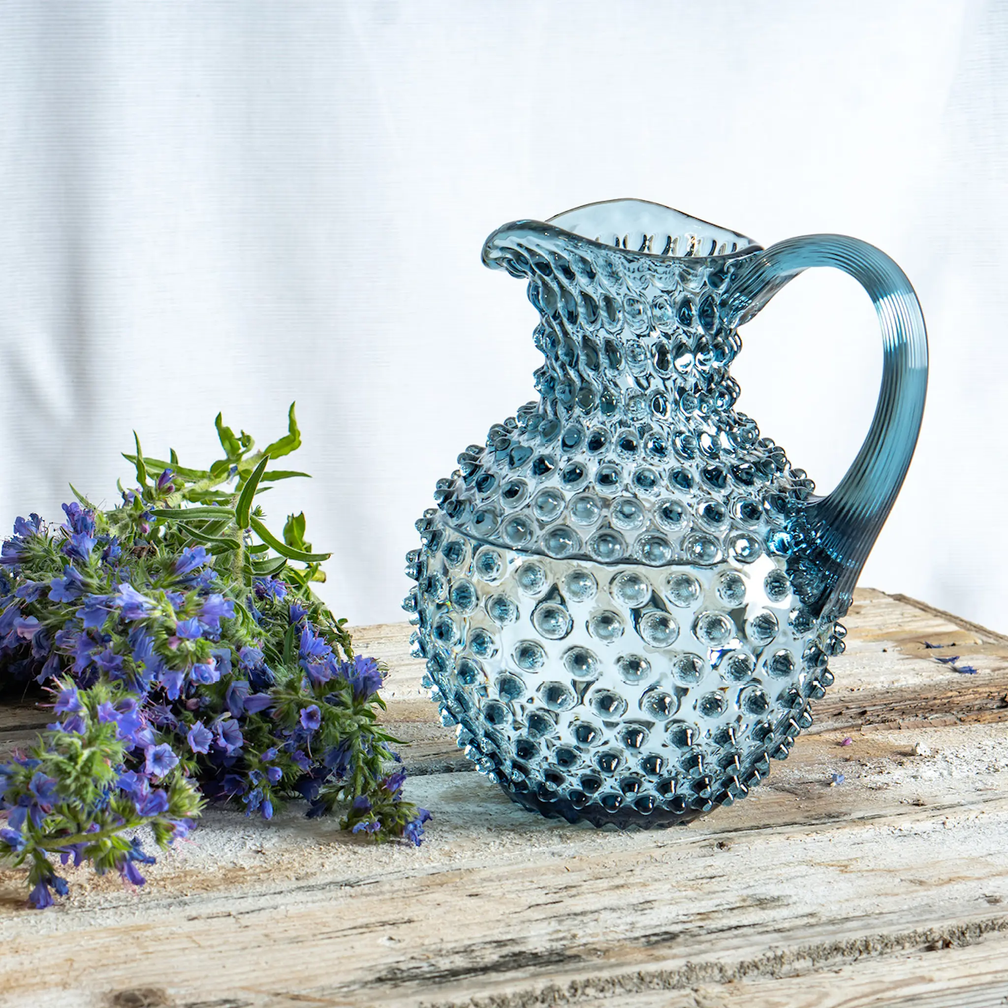 Klimchi Hobnail karaff 2 L misty blue