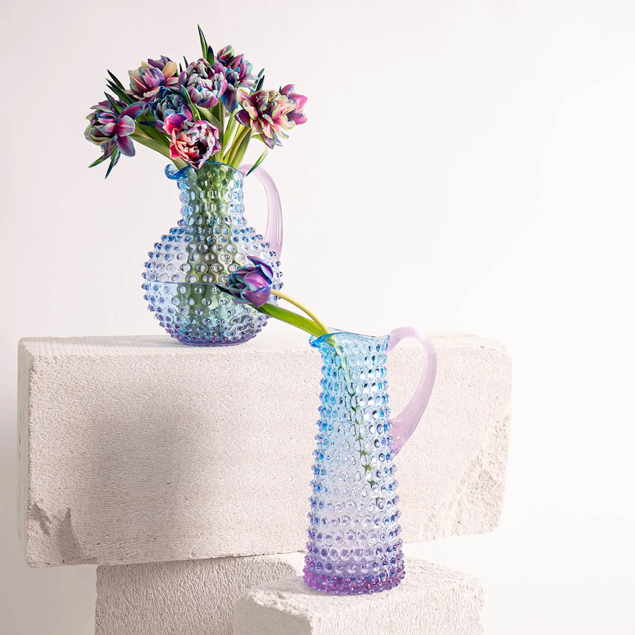 Klimchi Hobnail mugge 2L Galaxy Azure/Lilac