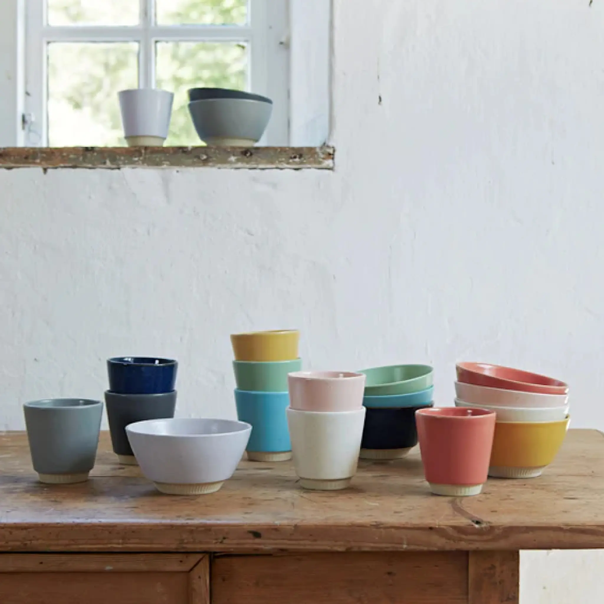 Knabstrup Keramik Colorit Skål 14 cm Grå