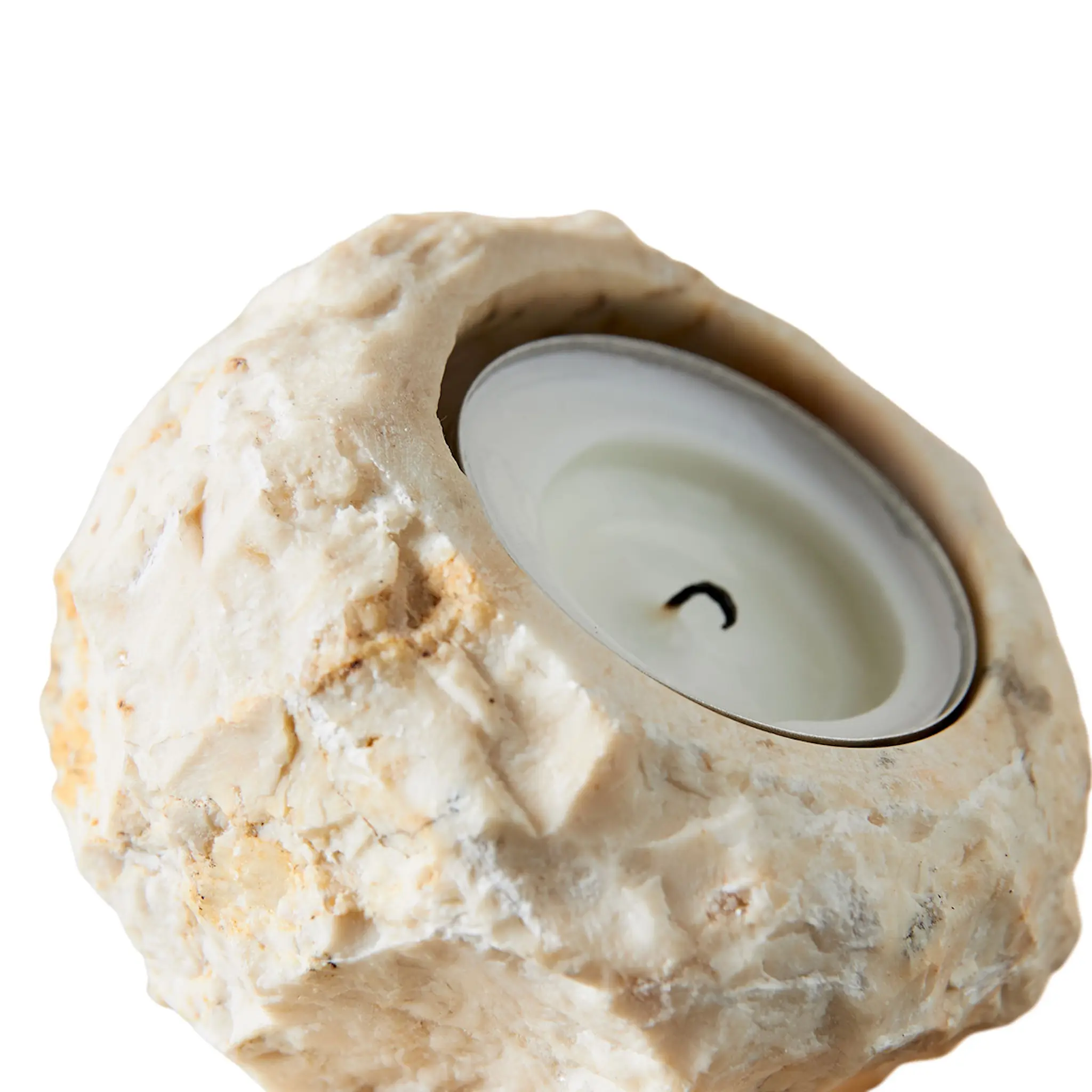 Muubs Batu värmeljushållare 7x4 cm beige