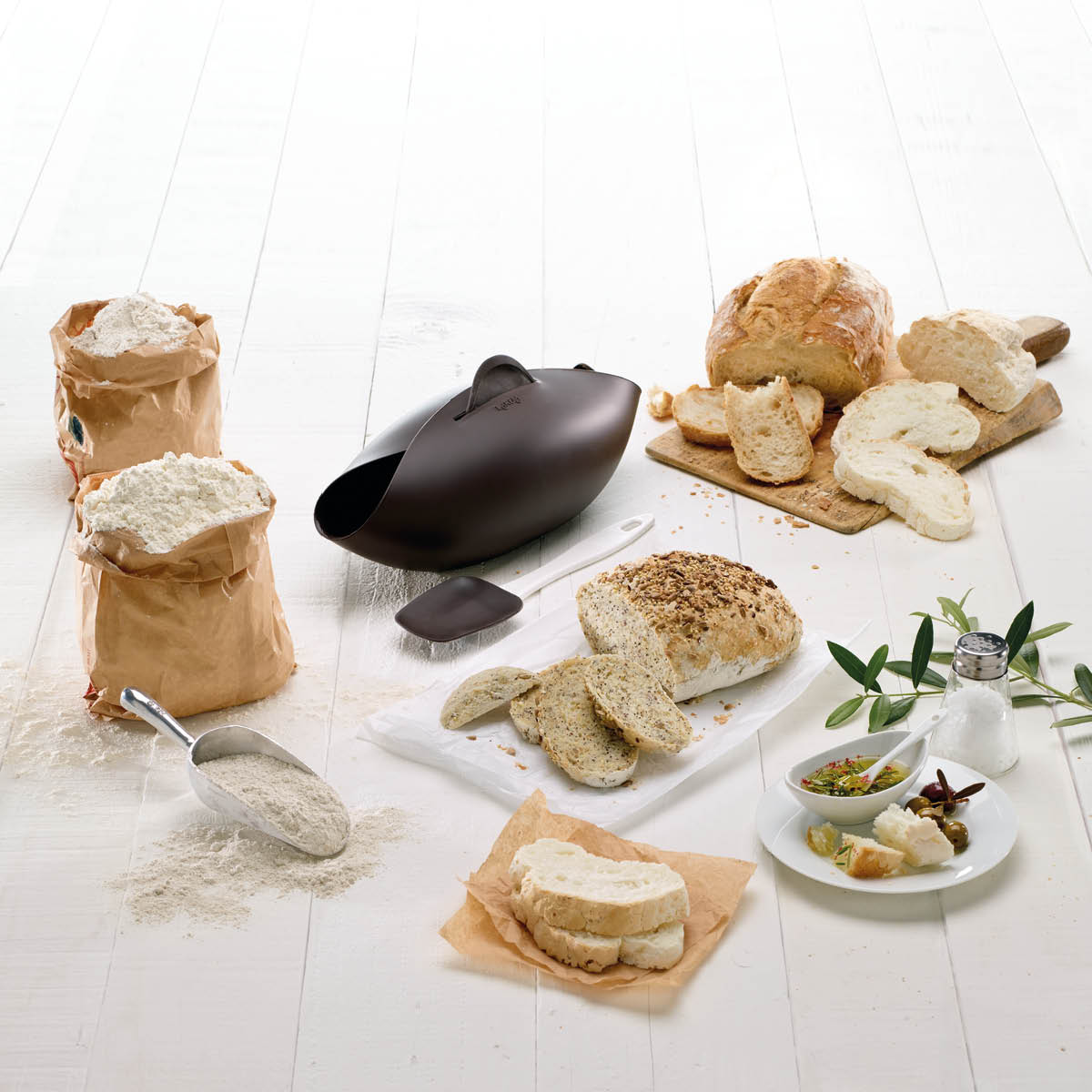 Lékué Kit för brödbakning brun