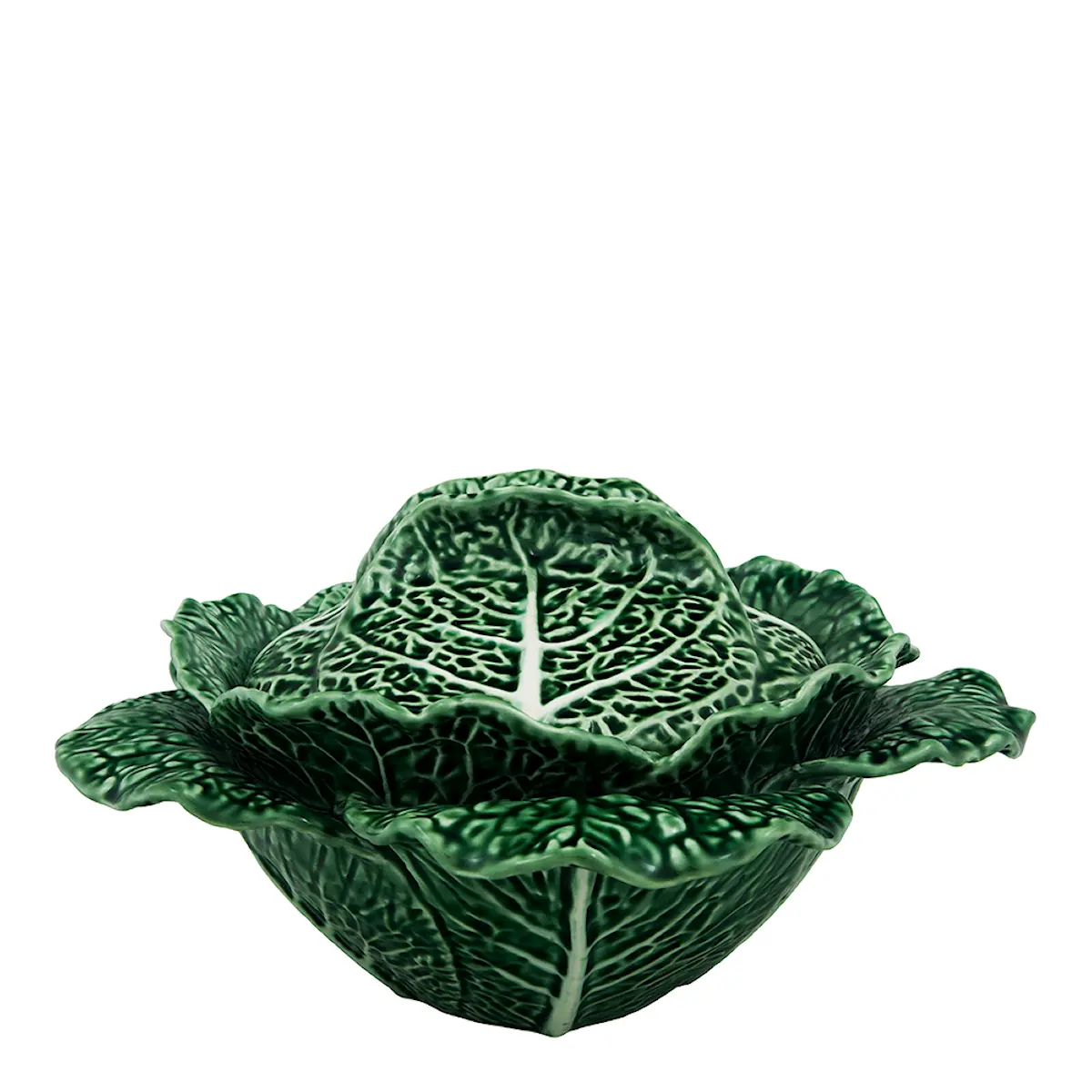 Bordallo Pinheiro Cabbage terrin 2 L kålgrön