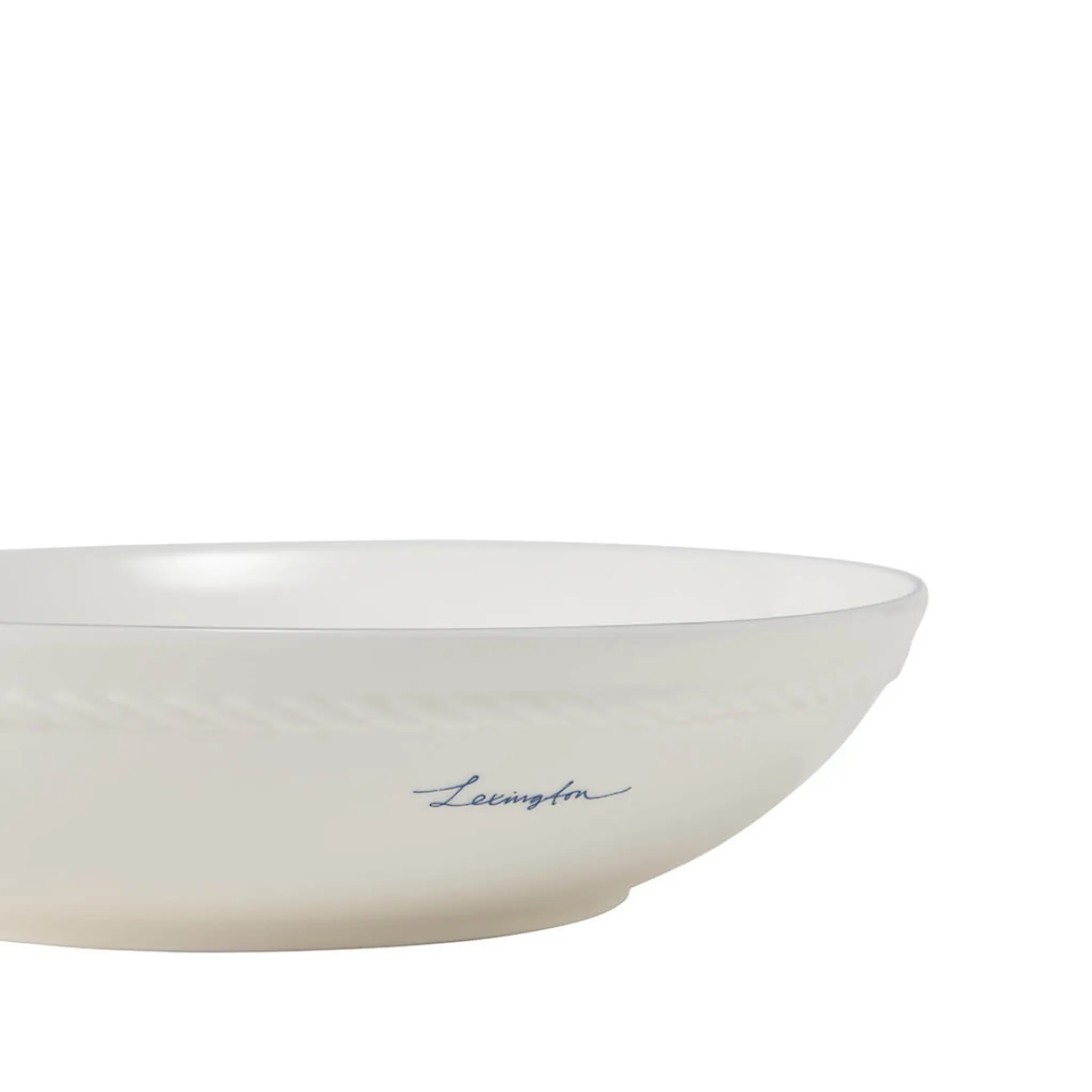 Lexington Icons skål medium 22 cm vit/blå