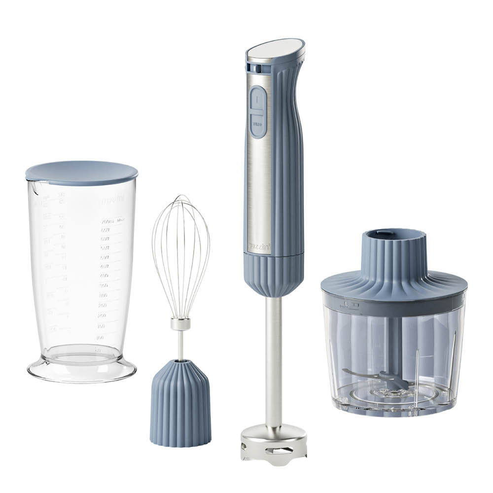 Guzzini Sous Chef stavmixer med tillbehör 600W marinblå