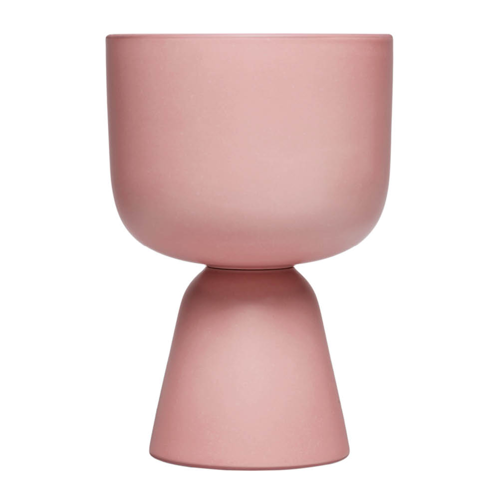 iittala - Nappula Kukkaruukku 23x15,5 cm Matta Vaaleanpunainen