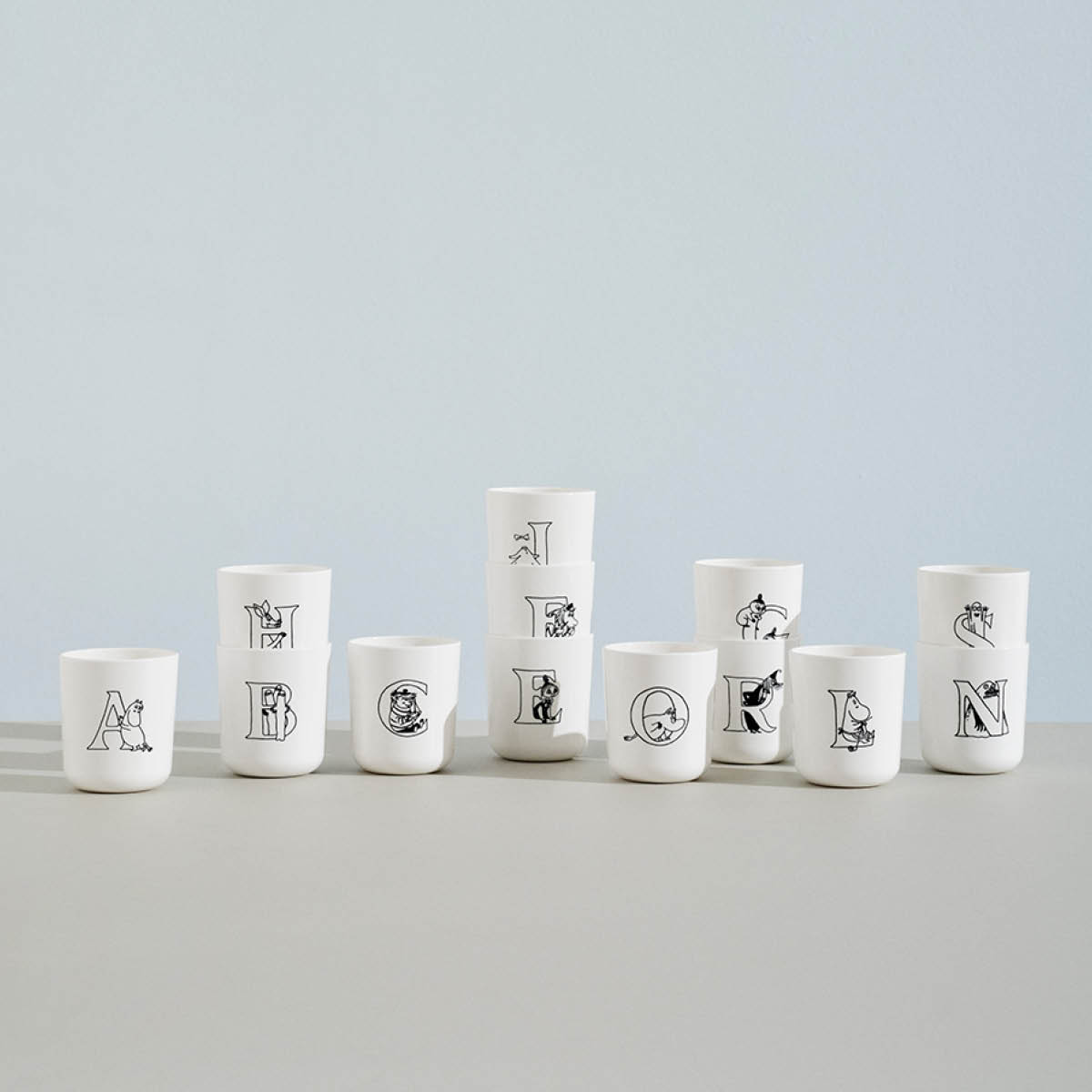 RIG-TIG Moomin ABC Mugg 20 cl J Vit