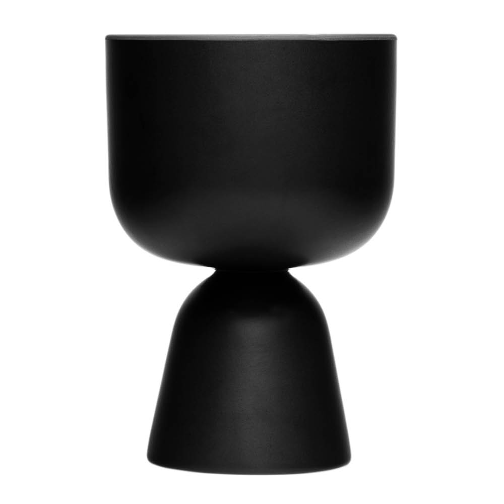 iittala - Nappula Kukkaruukku 19x12,5 cm Mattamusta