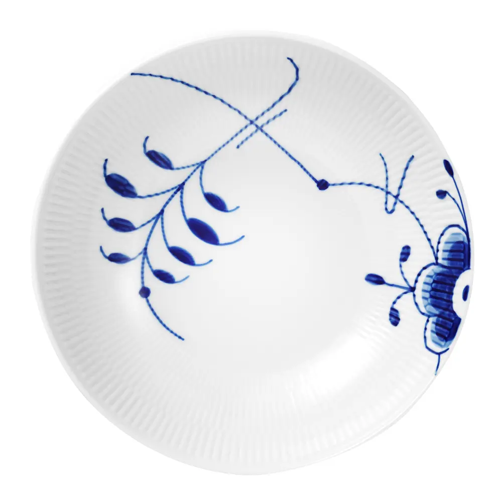 Blue Fluted Mega Kulho 1,1 L Sininen/Valkoinen