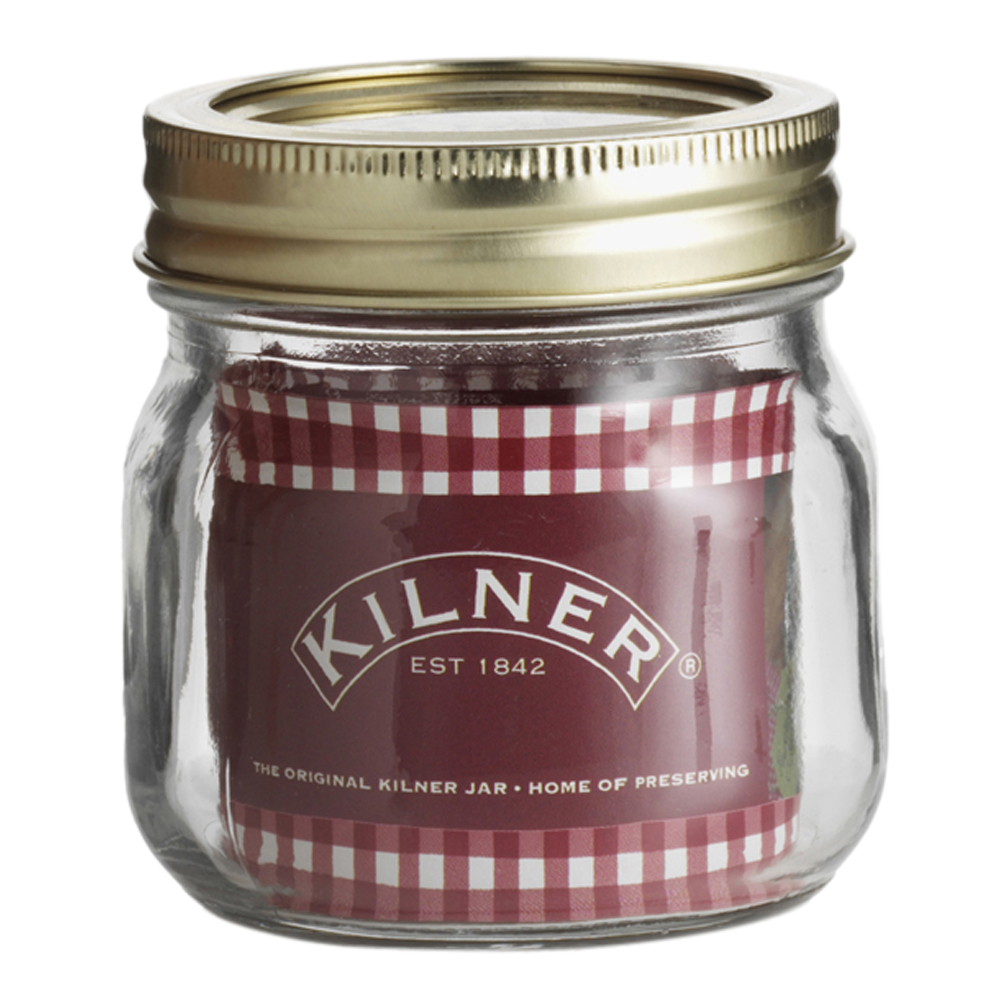 Kilner Kilner Konserveringsburk Rund 8x8x8 cm Klar/Guld