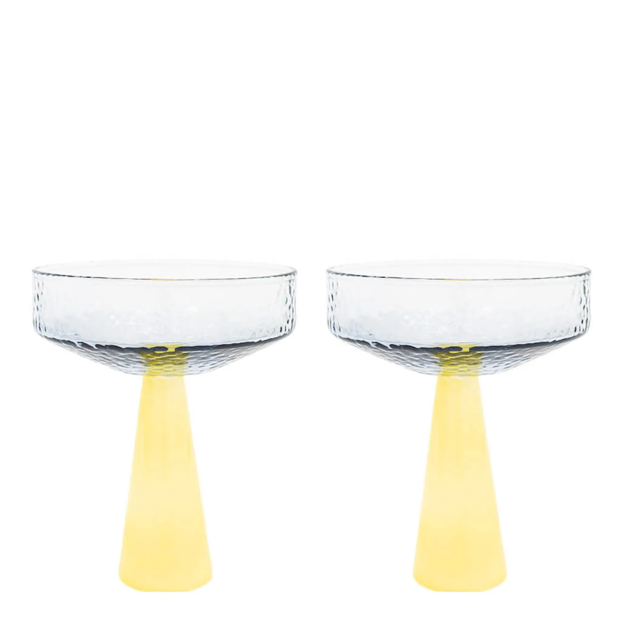 Brût Claude champagnekupa 25 cl 2-pack ljusblå/gul